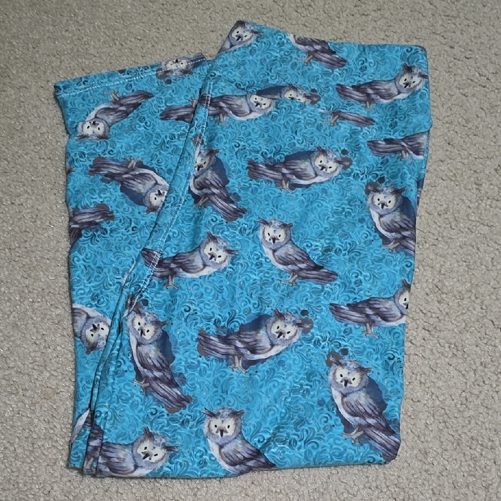 Blue Owl Print Legging capri